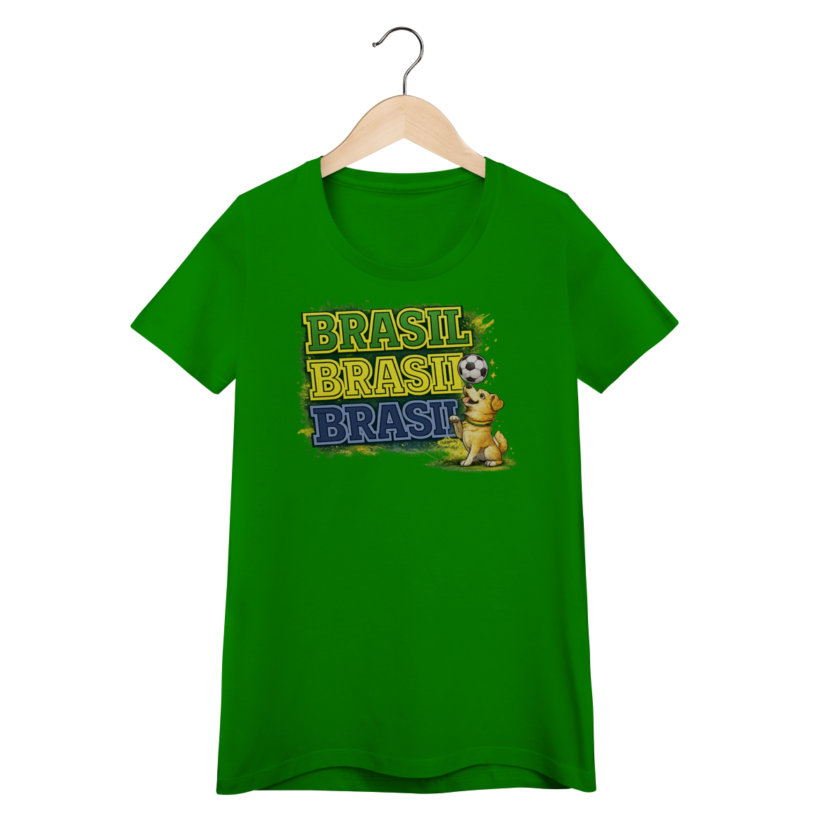 Nome do produto: Baby Look Vira-Lata Caramelo Brasil