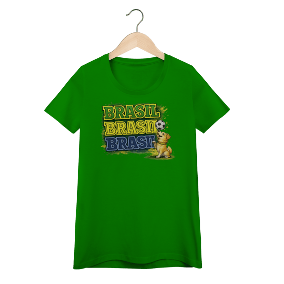 Baby Look Vira-Lata Caramelo Brasil