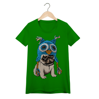 Nome do produto Baby Look Pug Coruja