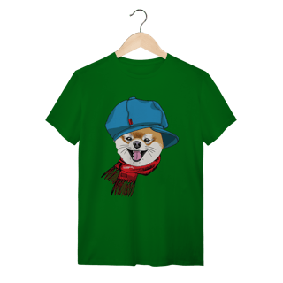Nome do produto Camiseta Spitz Alemão de Boina e Cachecol
