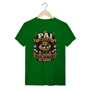 Nome do produto Camiseta Pai Oficial do Cachorro Mais Mimado do Mundo