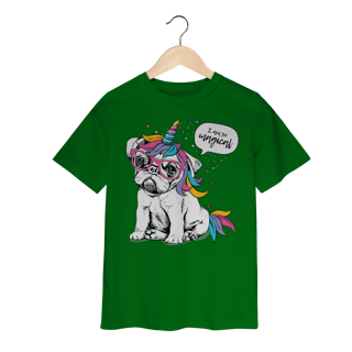 Nome do produto Camiseta Infantil Bulldog Francês Unicórnio - I am So Magical