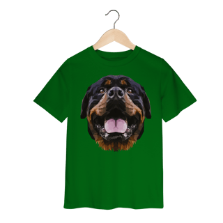 Nome do produto Camiseta Infantil Rottweiler Low Poly