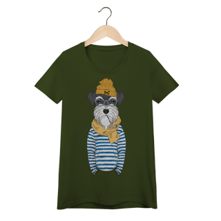 Nome do produto Baby Look Schnauzer Marinheiro