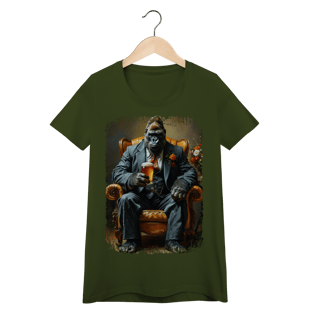 Nome do produto Camiseta Feminina Baby Look Macaco - Modelo 7