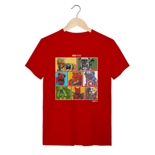 Nome do produto Camiseta Marvel Dogs Super Heróis