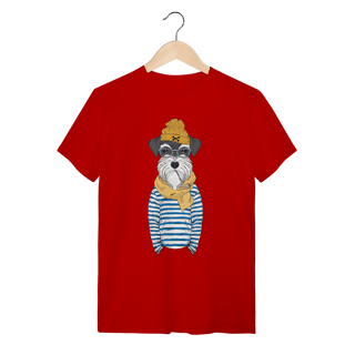 Nome do produto Camiseta Schnauzer Marinheiro