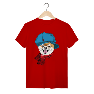 Nome do produto Camiseta Spitz Alemão de Boina e Cachecol