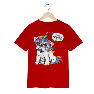 Nome do produto Camiseta Infantil Bulldog Francês Unicórnio - I am So Magical