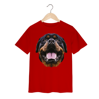 Nome do produto Camiseta Infantil Rottweiler Low Poly
