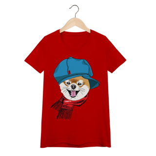 Nome do produto Baby Look Spitz Alemão de Boina e Cachecol