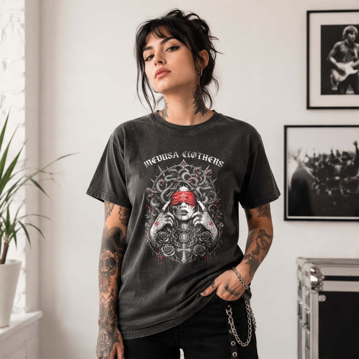 CAMISA ESTONADA MEDUSA 