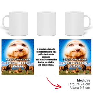 Nome do produto PORRA NENHUMA (CANECA)