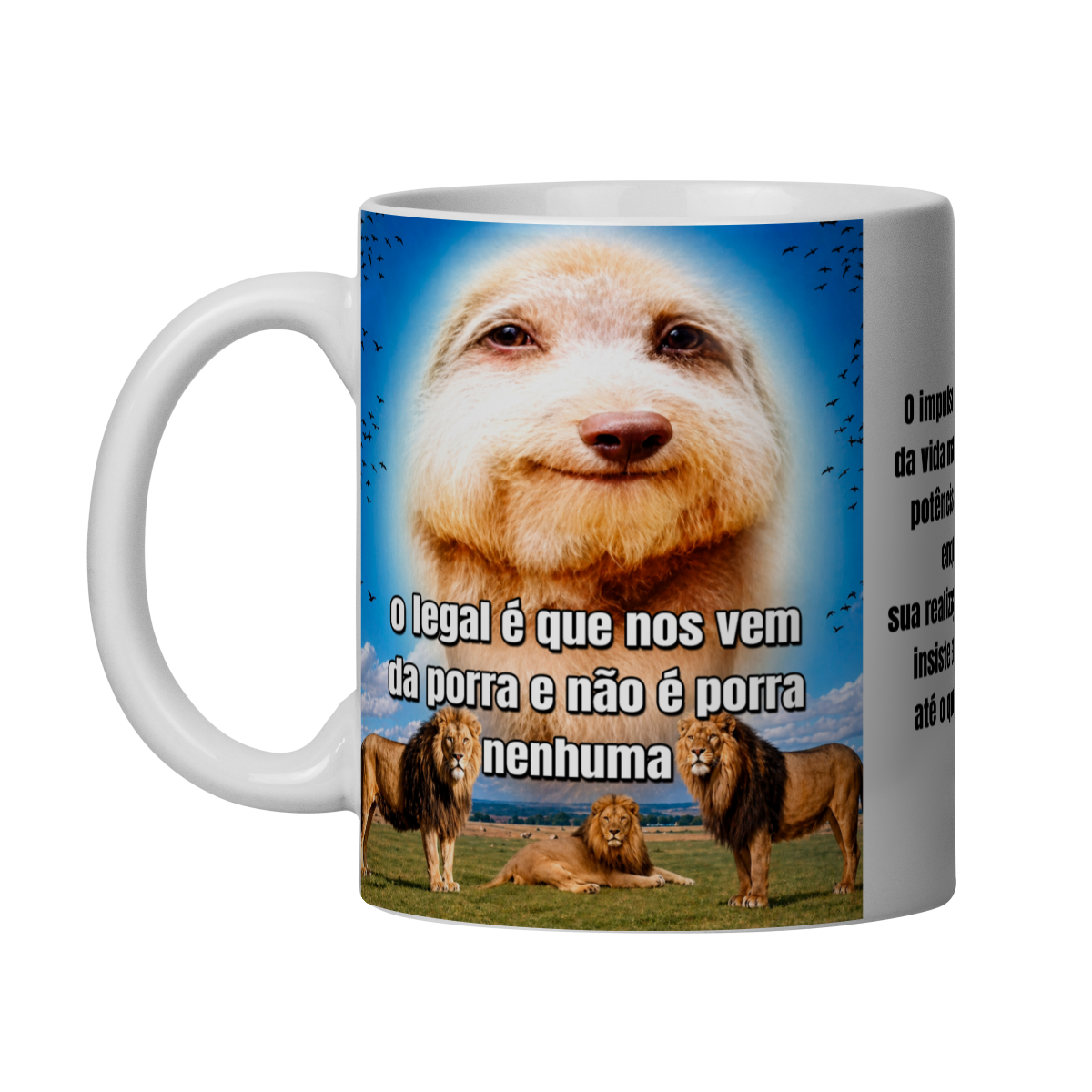 Nome do produto: PORRA NENHUMA (CANECA)