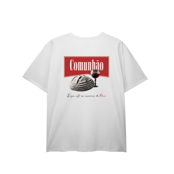 0009PS - Camiseta Plus Size Comunhão