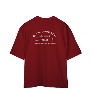 Nome do produto 0010OS - Camiseta Oversized Good News