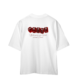Nome do produto 0065OS - Camiseta Oversized Luck
