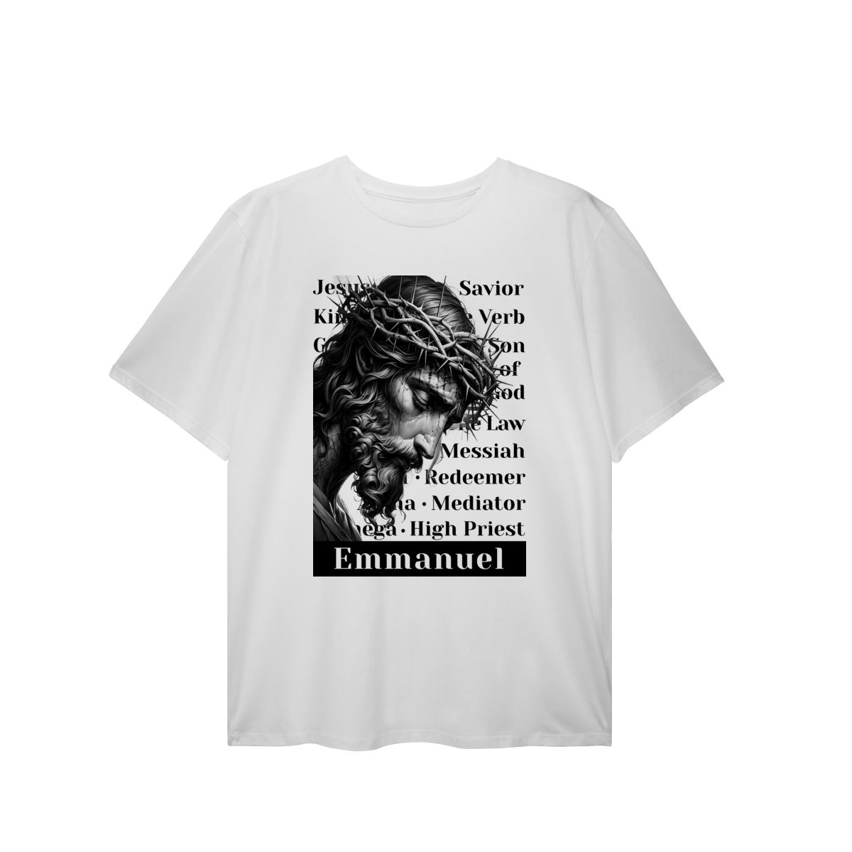 Nome do produto: 0002PS - Camiseta Plus Size Emmanuel