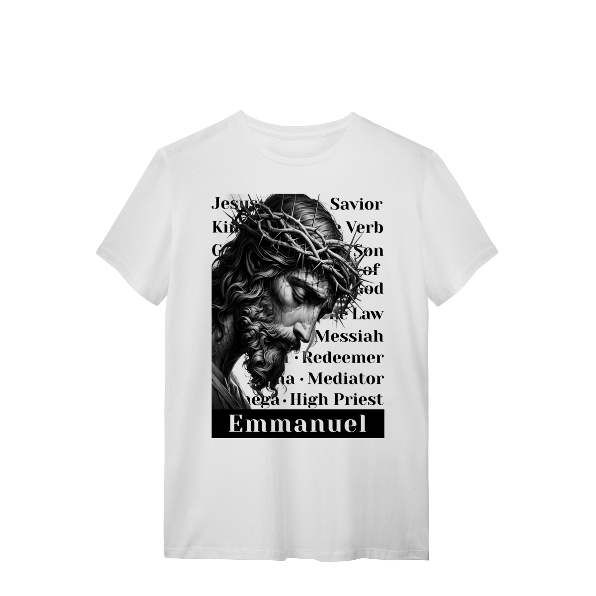 Nome do produto: 0002 - Camiseta Unissex Emmanuel