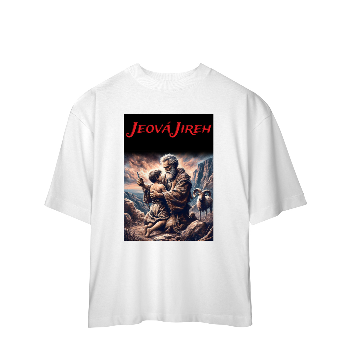 Nome do produto: 0011OS - Camiseta Oversized Jeova Jireh