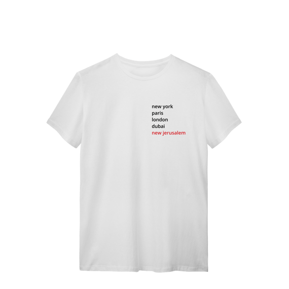 0021 - Camiseta Unissex New Jerusalem