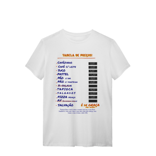 Nome do produto 0055 - Camiseta Unissex Graça