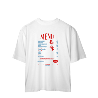 0051OS - Camiseta Oversized MENU
