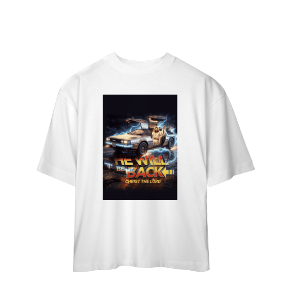 0069OS - Camiseta Oversized He Will Be Back