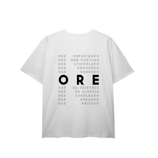 Nome do produto 0031PS - Camiseta Plus Size Ore