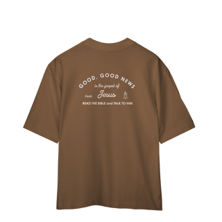 Nome do produto 0010OS - Camiseta Oversized Good News