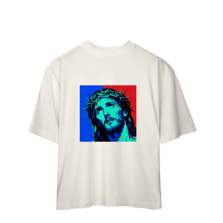 Nome do produto 0072OS - Camiseta Oversized Jesus Cristo