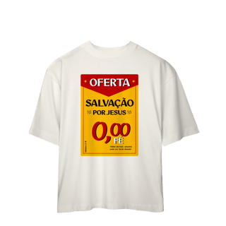 Nome do produto 0057OS - Camiseta Oversized Oferta