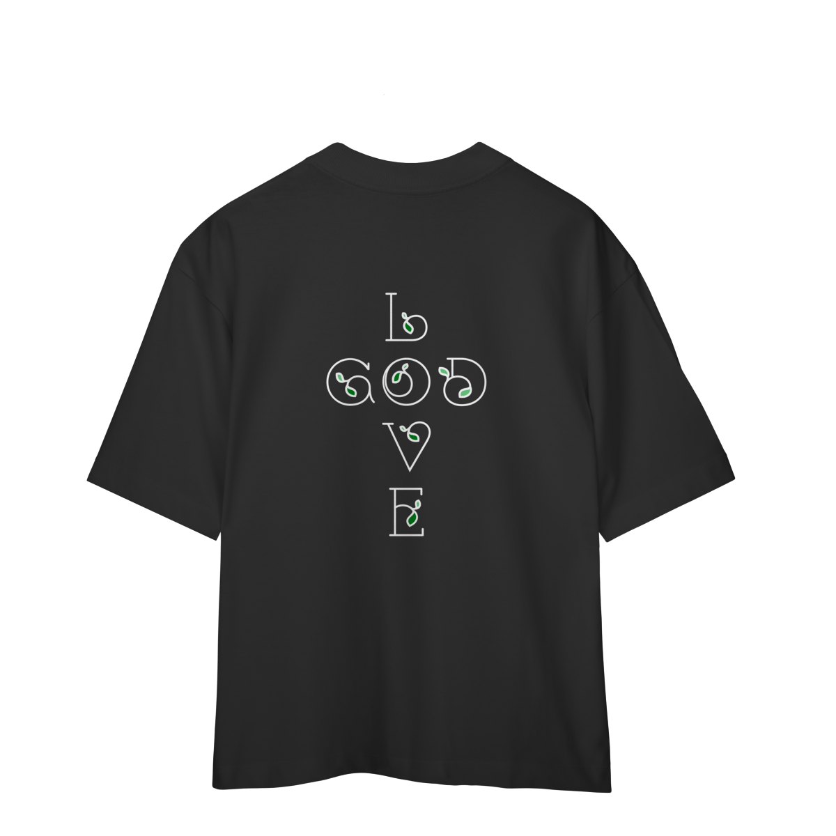 Nome do produto: 0071OS - Camiseta Oversized God Love