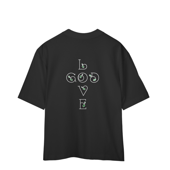 0071OS - Camiseta Oversized God Love