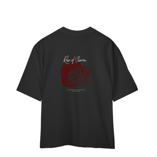 0073OS - Camiseta Oversized Rose of Sharon