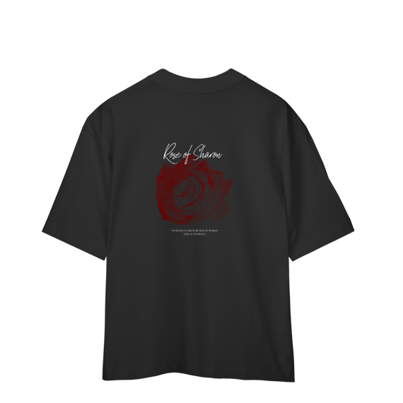 0073OS - Camiseta Oversized Rose of Sharon