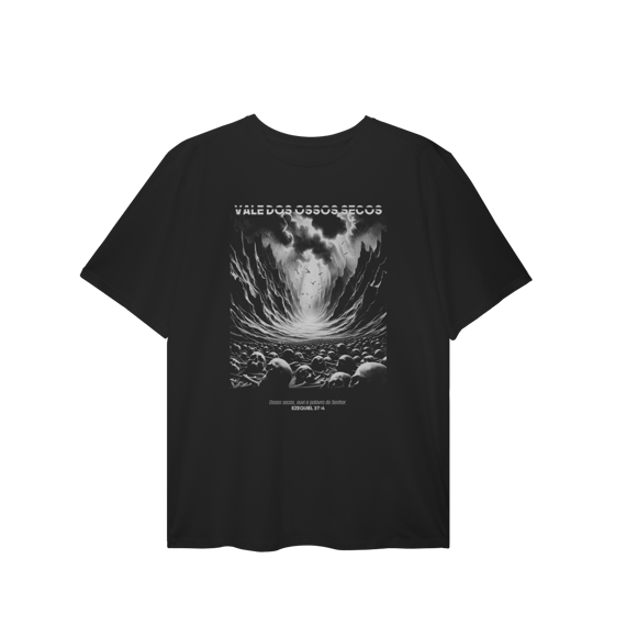 0005PS - Camiseta Plus Size Ossos Secos