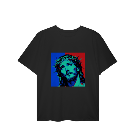 0072PS - Camiseta Plus Size Jesus Cristo