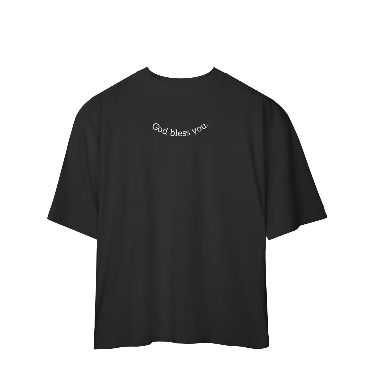 Nome do produto: 0032OS - Camiseta Oversized God Bless You
