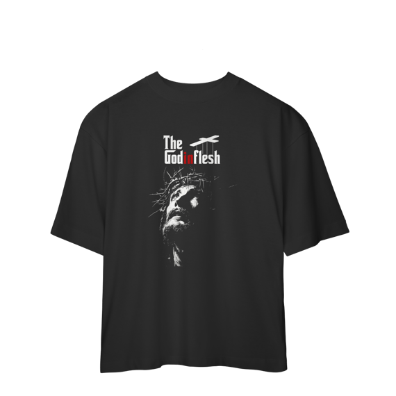 0054OS - Camiseta Oversized The God in Flesh
