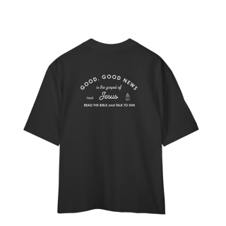 Nome do produto 0010OS - Camiseta Oversized Good News