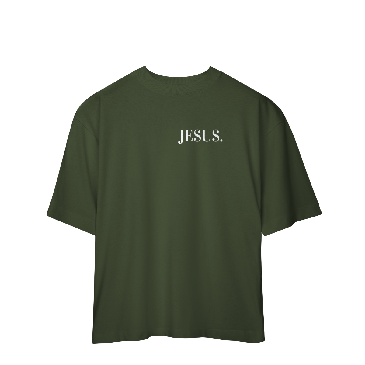 Nome do produto: 0059OS - Camiseta Oversized Jesus.