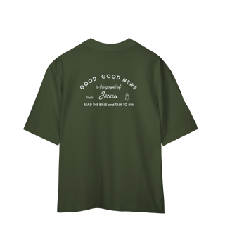 Nome do produto 0010OS - Camiseta Oversized Good News