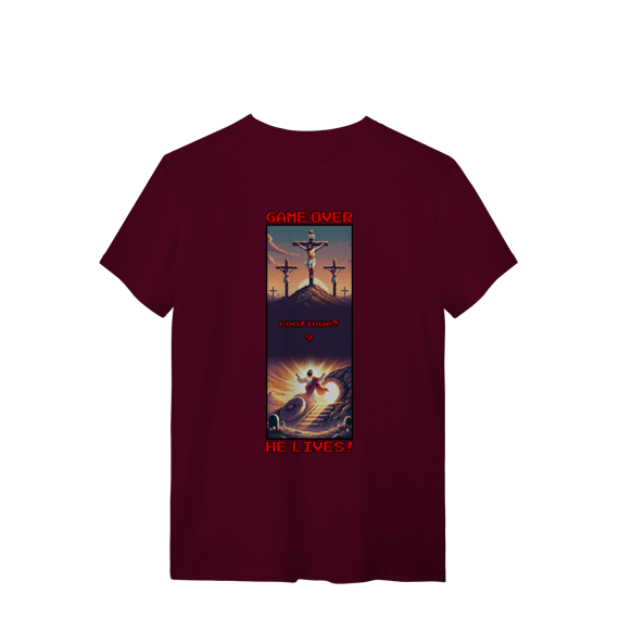 0008 -Camiseta Unissex Game Over