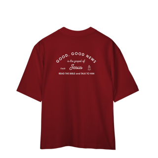 Nome do produto 0010OS - Camiseta Oversized Good News