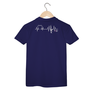 Nome do produto Camisa Polo Feminina Batimento Cardíaco Atirador Esportivo Aldrey Zago