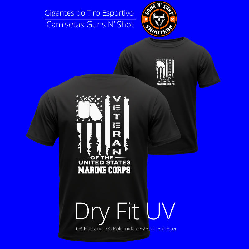 Veteran USA Dry Fit UV Atirador Esportivo
