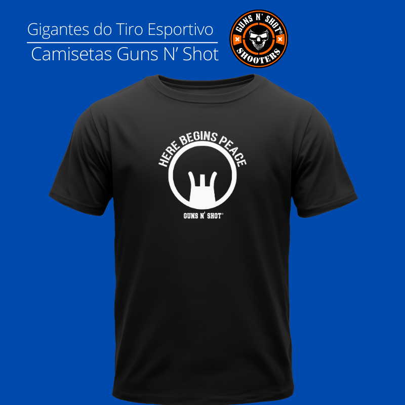 Nome do produto: Here begins peace Tiro Esportivo Quality
