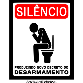 Nome do produto Silêncio, Estamos Produzindo! BoyShooterBrasil Quality