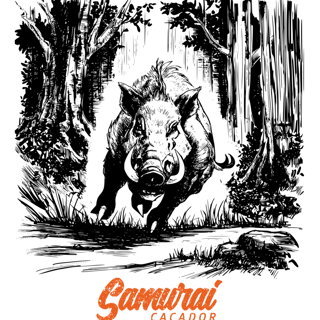Nome do produto Lá vem Samurai Caçador Quality